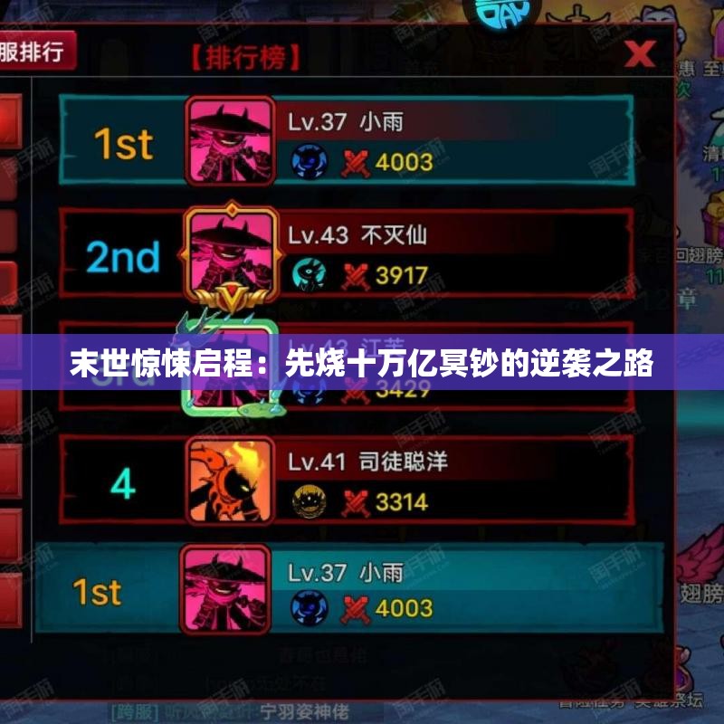 末世惊悚启程：先烧十万亿冥钞的逆袭之路