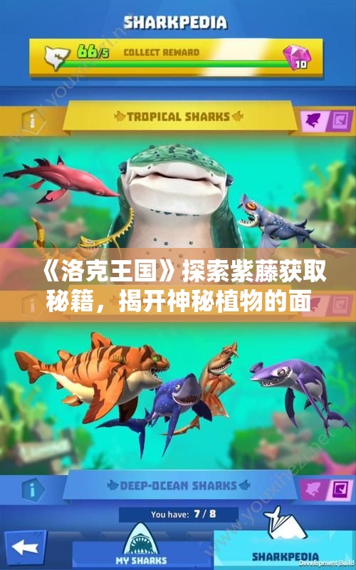 《洛克王国》探索紫藤获取秘籍，揭开神秘植物的面纱