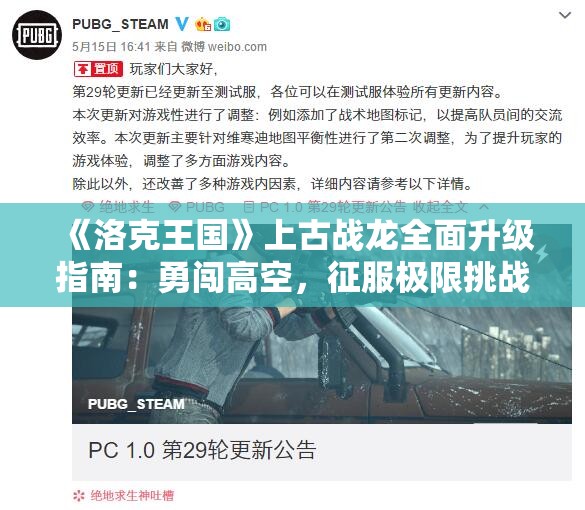 《洛克王国》上古战龙全面升级指南：勇闯高空，征服极限挑战！