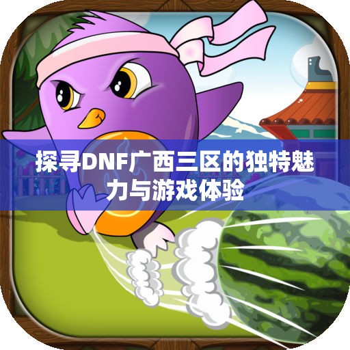 探寻DNF广西三区的独特魅力与游戏体验