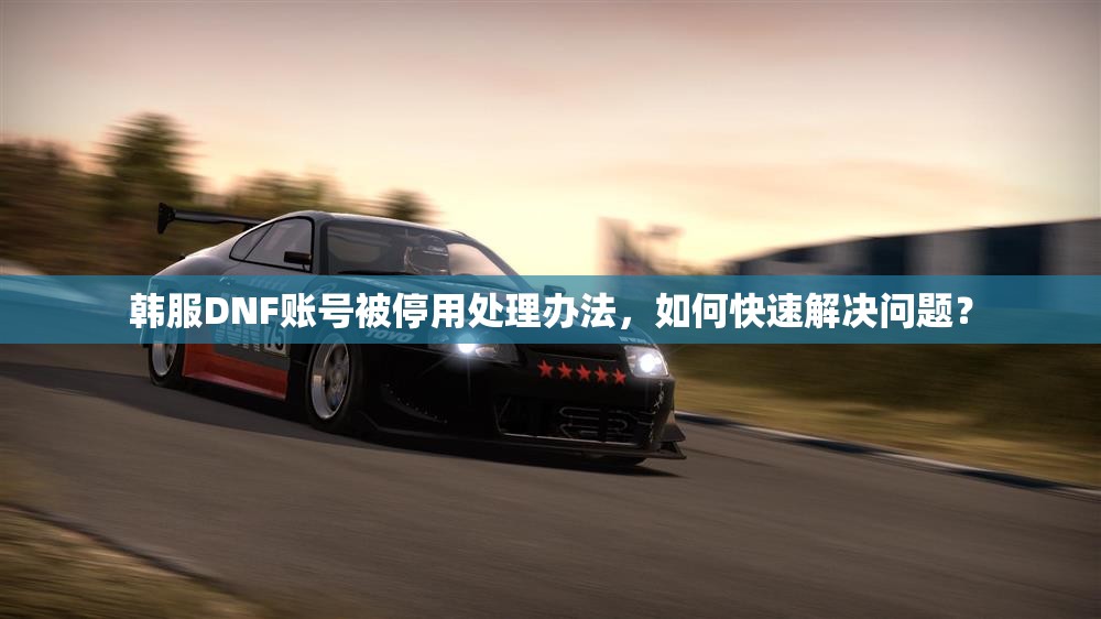 韩服DNF账号被停用处理办法，如何快速解决问题？