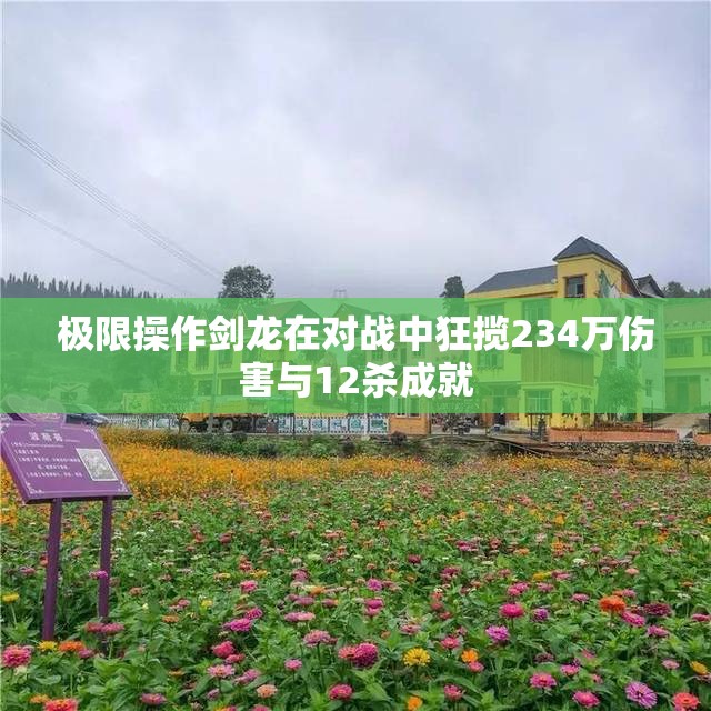 极限操作剑龙在对战中狂揽234万伤害与12杀成就