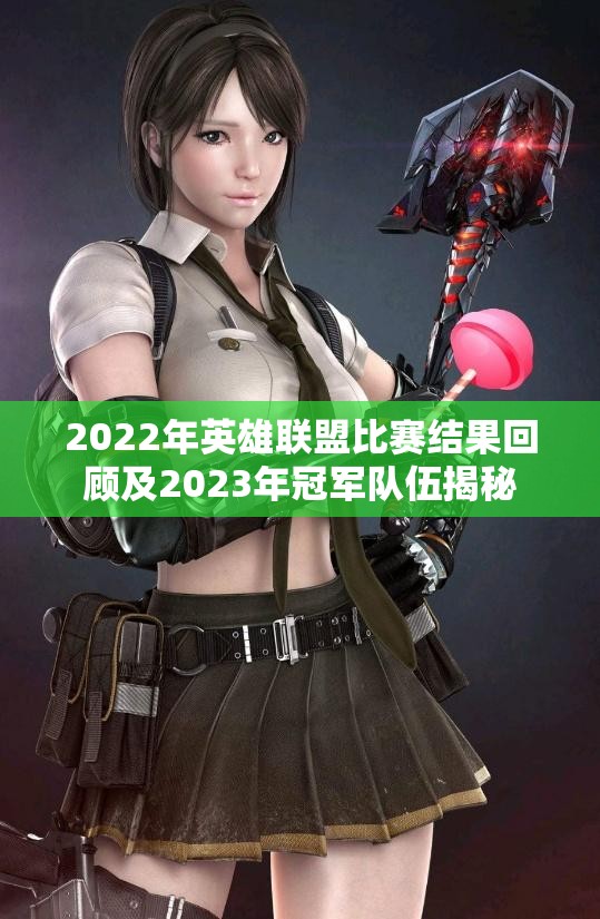 2022年英雄联盟比赛结果回顾及2023年冠军队伍揭秘