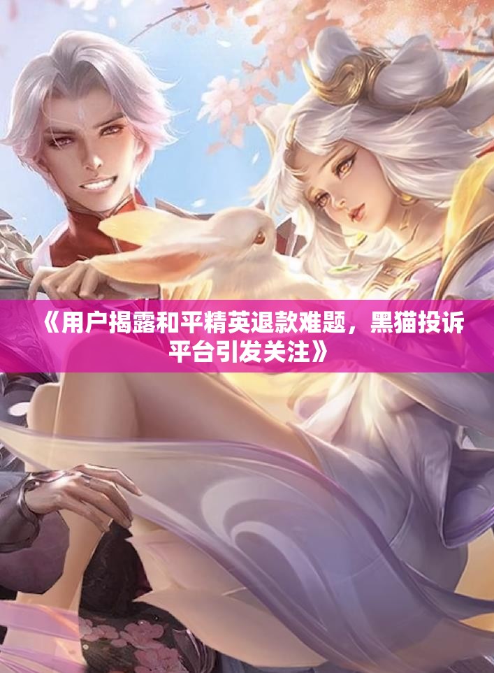 《用户揭露和平精英退款难题，黑猫投诉平台引发关注》