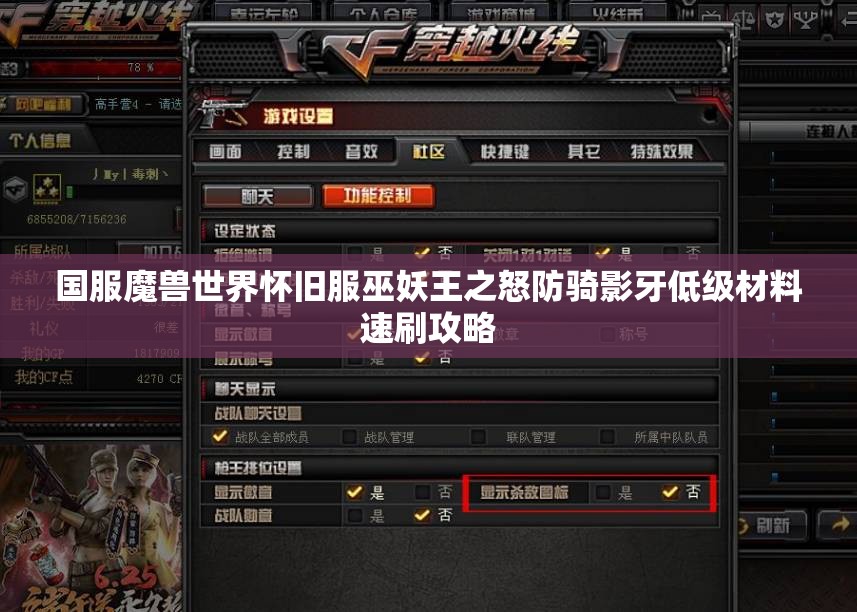 国服魔兽世界怀旧服巫妖王之怒防骑影牙低级材料速刷攻略