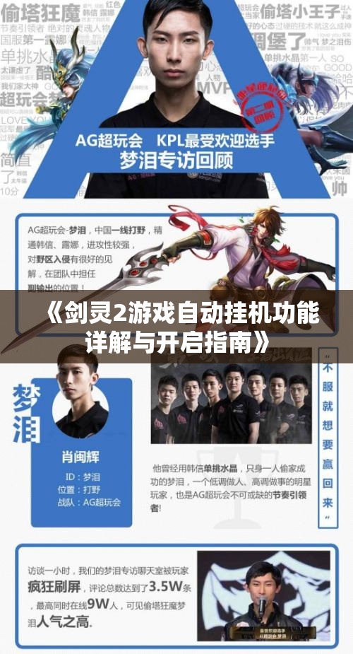《剑灵2游戏自动挂机功能详解与开启指南》