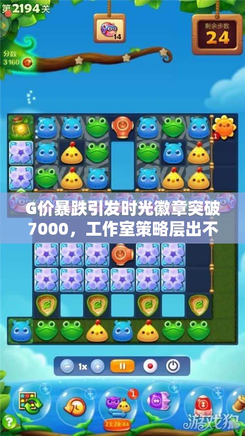 G价暴跌引发时光徽章突破7000，工作室策略层出不穷