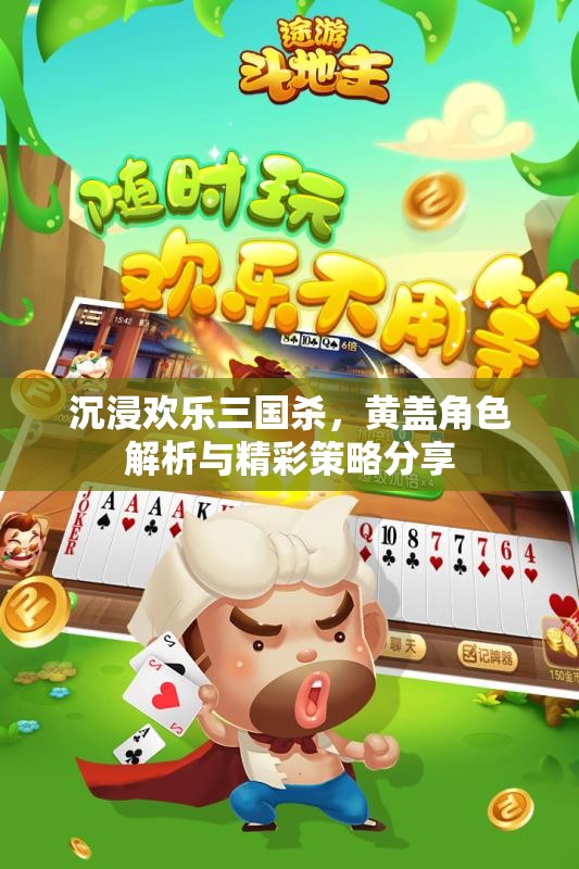 沉浸欢乐三国杀，黄盖角色解析与精彩策略分享