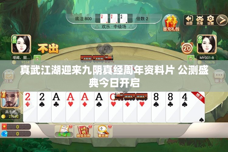 真武江湖迎来九阴真经周年资料片 公测盛典今日开启