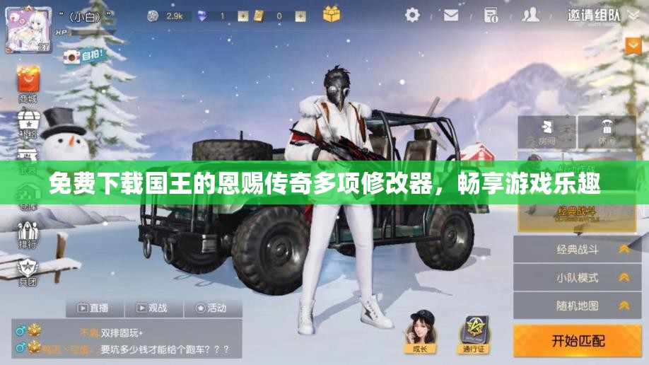 免费下载国王的恩赐传奇多项修改器，畅享游戏乐趣