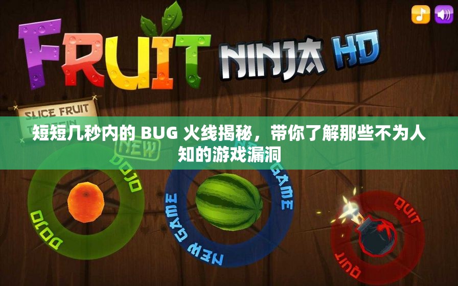 短短几秒内的 BUG 火线揭秘，带你了解那些不为人知的游戏漏洞