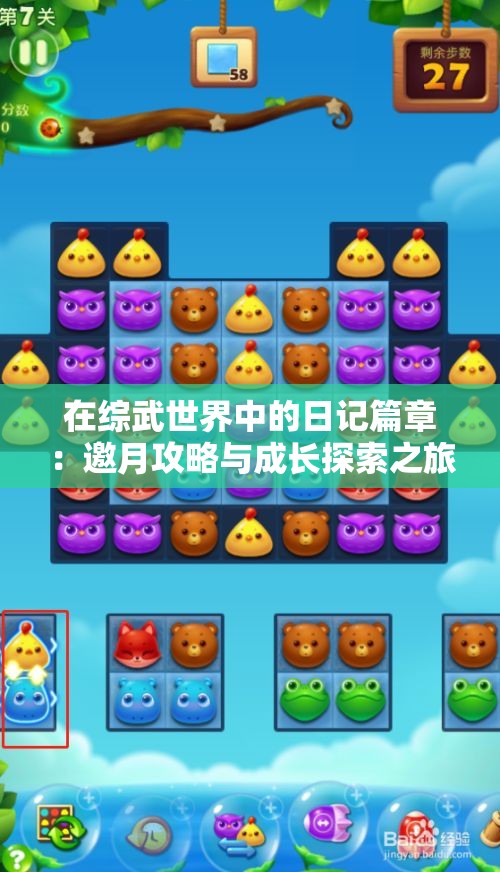 在综武世界中的日记篇章：邀月攻略与成长探索之旅
