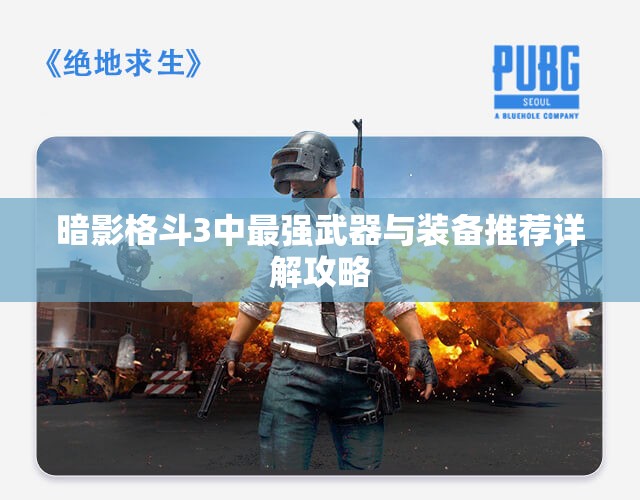 暗影格斗3中最强武器与装备推荐详解攻略
