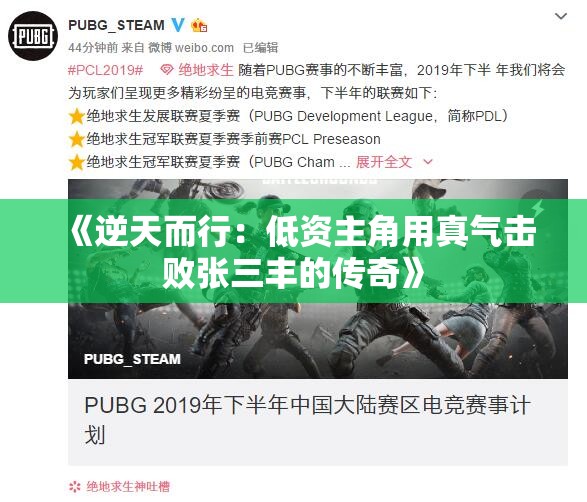 《逆天而行：低资主角用真气击败张三丰的传奇》