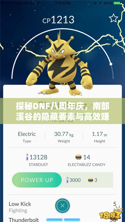 探秘DNF八周年庆，南部溪谷的隐藏要素与高效赚钱秘籍