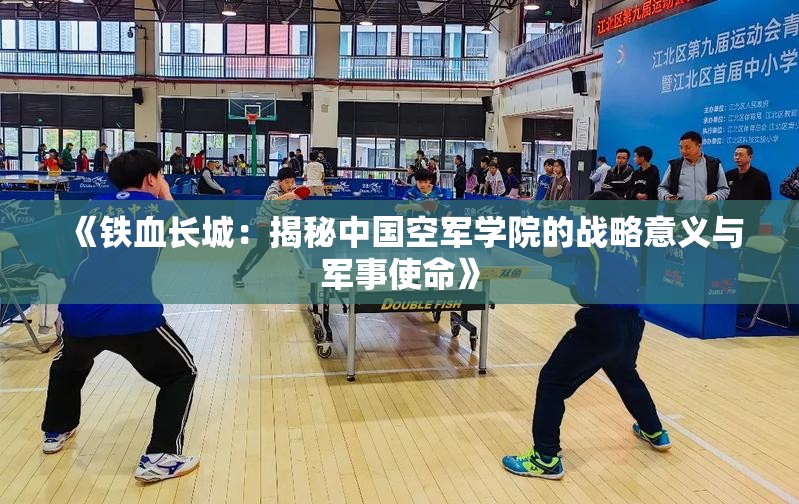 《铁血长城：揭秘中国空军学院的战略意义与军事使命》