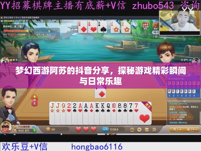 梦幻西游阿苏的抖音分享，探秘游戏精彩瞬间与日常乐趣