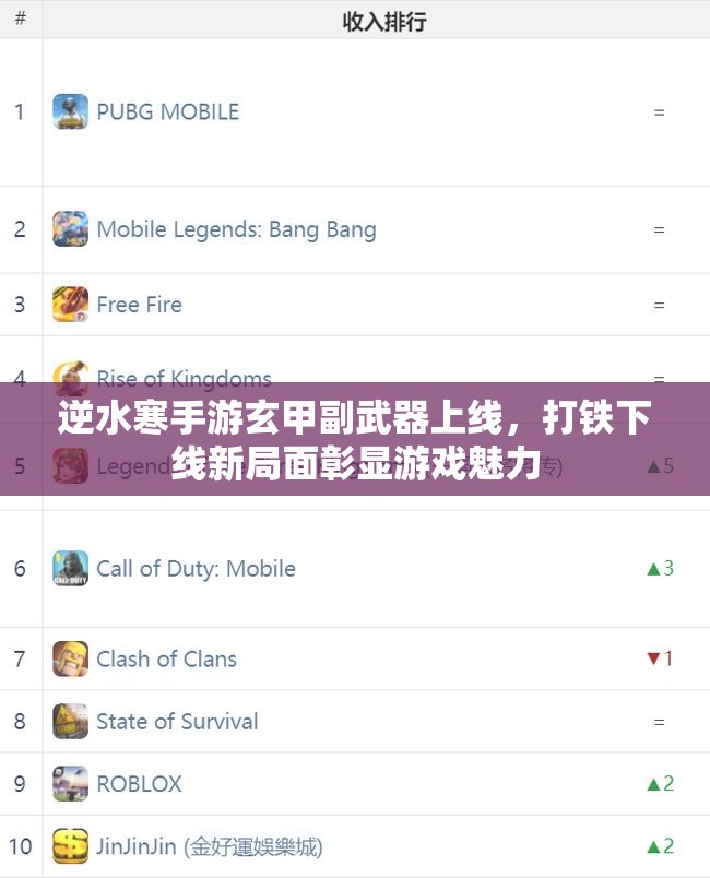逆水寒手游玄甲副武器上线，打铁下线新局面彰显游戏魅力