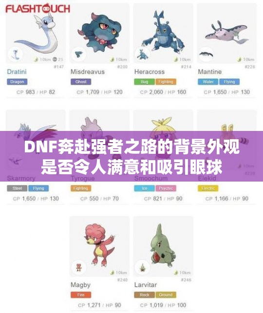 DNF奔赴强者之路的背景外观是否令人满意和吸引眼球