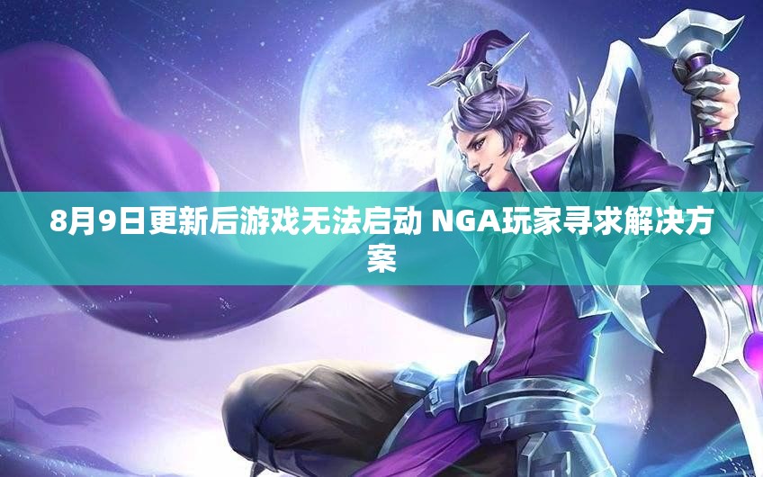 8月9日更新后游戏无法启动 NGA玩家寻求解决方案