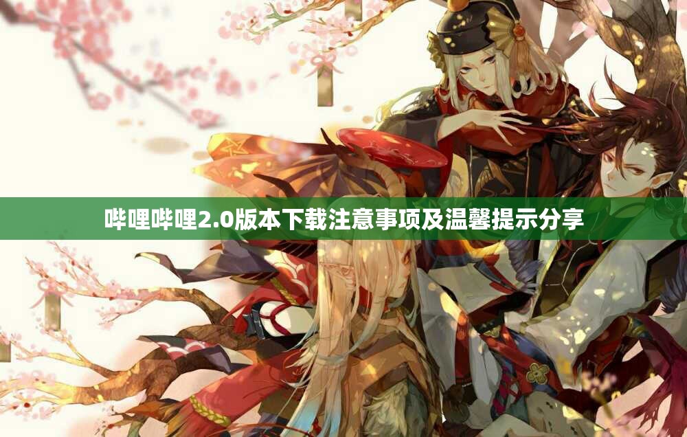 哔哩哔哩2.0版本下载注意事项及温馨提示分享