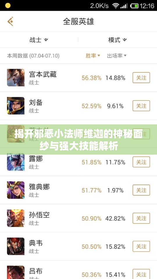 揭开邪恶小法师维迦的神秘面纱与强大技能解析