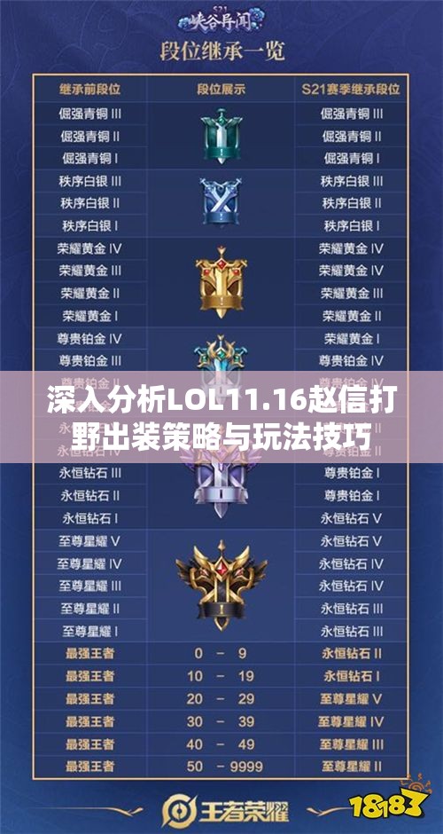 深入分析LOL11.16赵信打野出装策略与玩法技巧