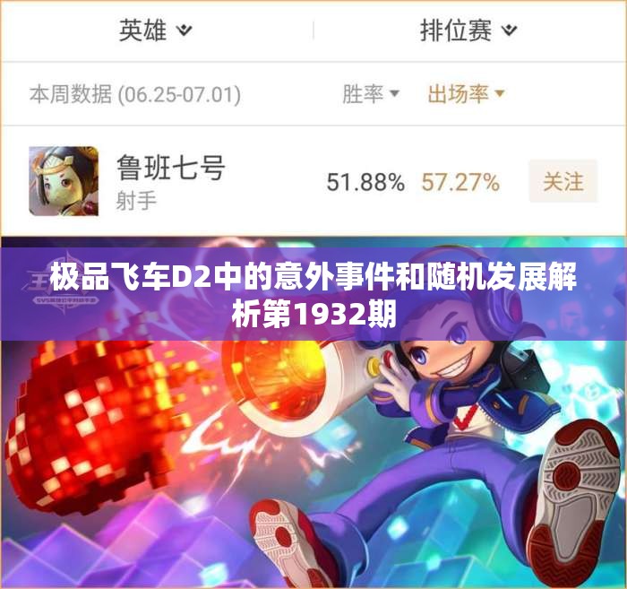 极品飞车D2中的意外事件和随机发展解析第1932期