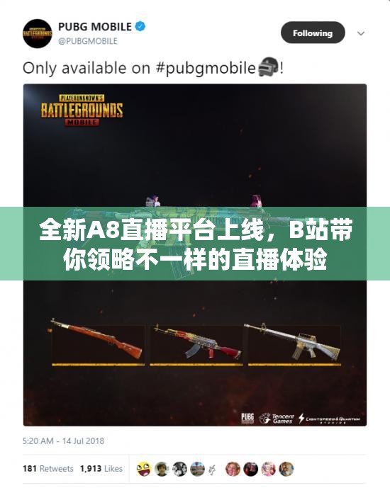 全新A8直播平台上线，B站带你领略不一样的直播体验