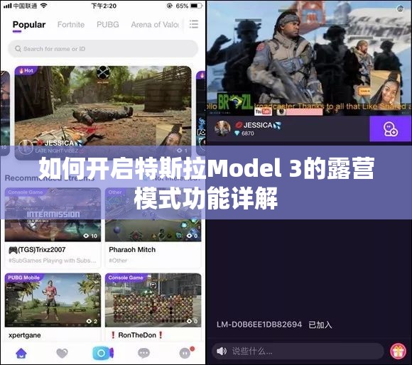 如何开启特斯拉Model 3的露营模式功能详解