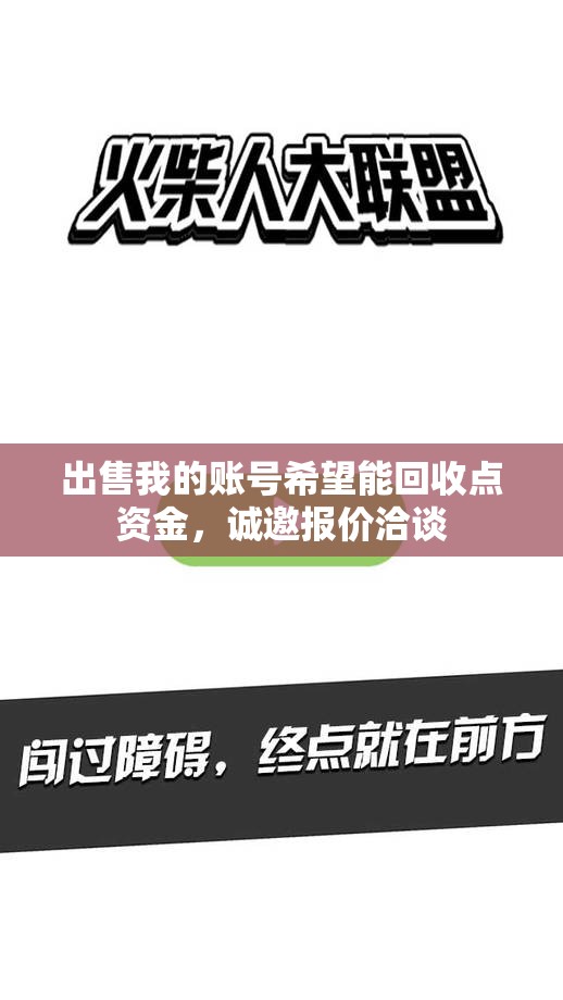 出售我的账号希望能回收点资金，诚邀报价洽谈