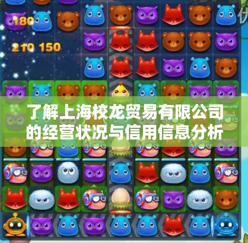 了解上海校龙贸易有限公司的经营状况与信用信息分析