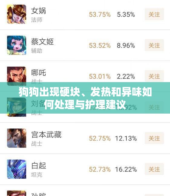 狗狗出现硬块、发热和异味如何处理与护理建议