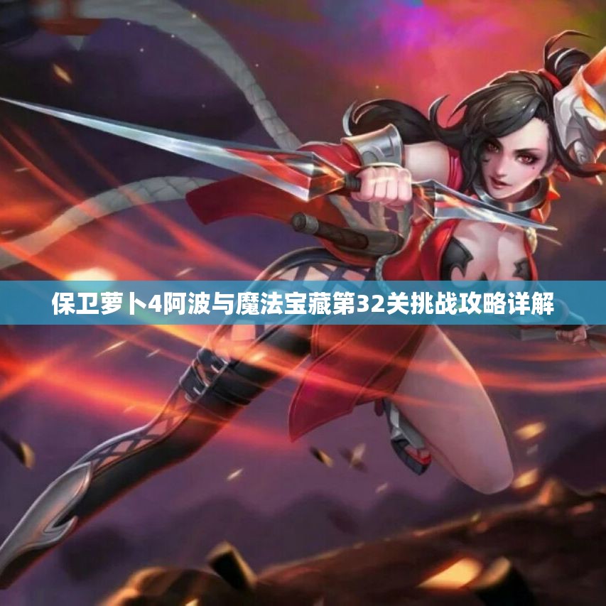 保卫萝卜4阿波与魔法宝藏第32关挑战攻略详解
