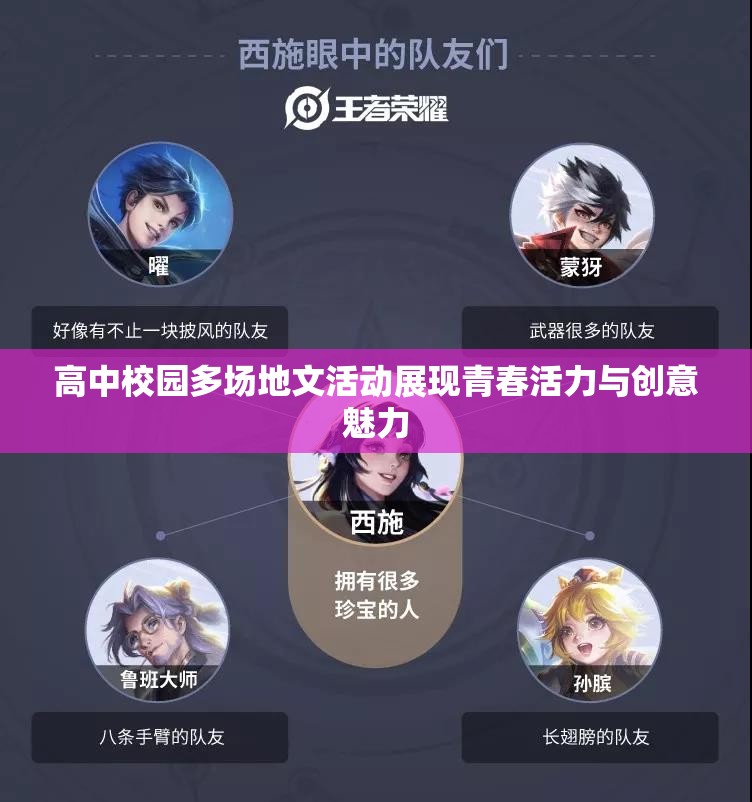 高中校园多场地文活动展现青春活力与创意魅力