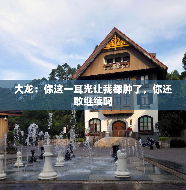 大龙：你这一耳光让我都肿了，你还敢继续吗