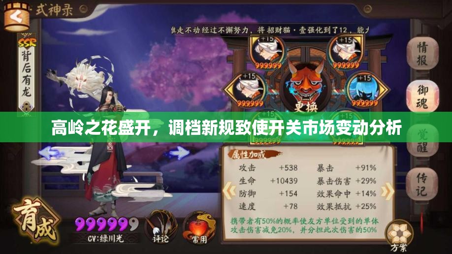 高岭之花盛开，调档新规致使开关市场变动分析