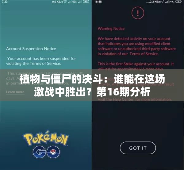 植物与僵尸的决斗：谁能在这场激战中胜出？第16期分析