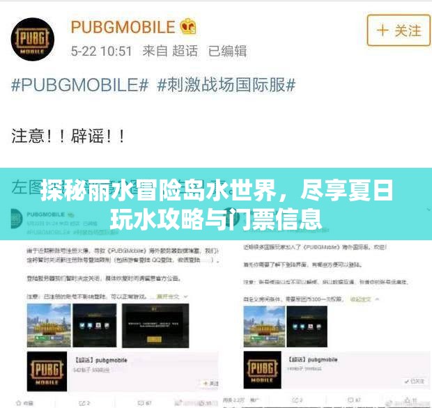 探秘丽水冒险岛水世界，尽享夏日玩水攻略与门票信息