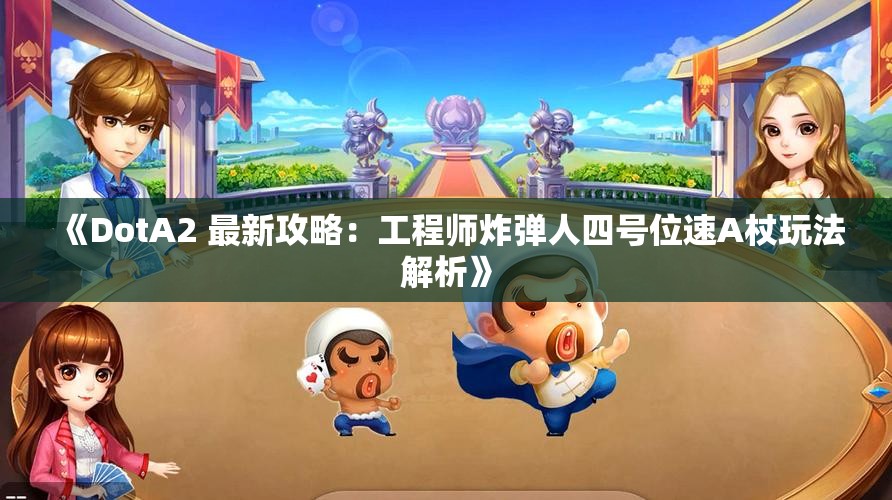 《DotA2 最新攻略：工程师炸弹人四号位速A杖玩法解析》