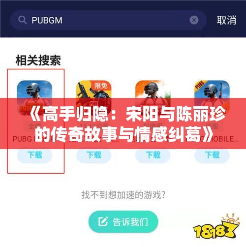 《高手归隐：宋阳与陈丽珍的传奇故事与情感纠葛》