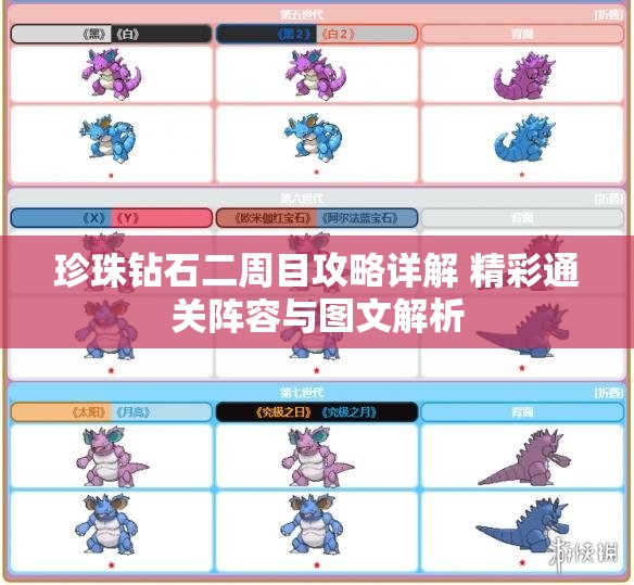 珍珠钻石二周目攻略详解 精彩通关阵容与图文解析