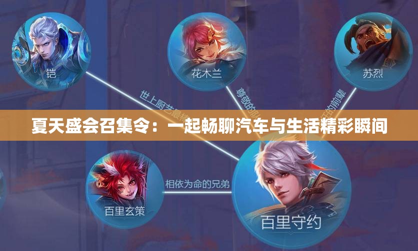 夏天盛会召集令：一起畅聊汽车与生活精彩瞬间