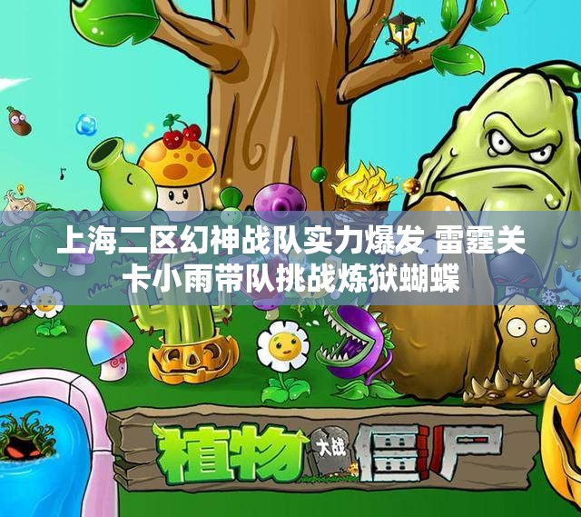 上海二区幻神战队实力爆发 雷霆关卡小雨带队挑战炼狱蝴蝶