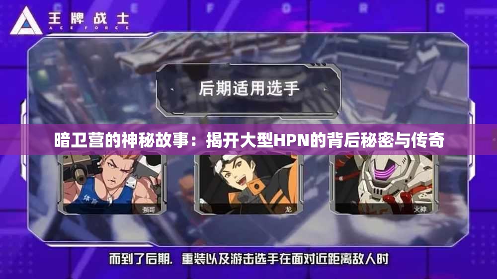 暗卫营的神秘故事：揭开大型HPN的背后秘密与传奇