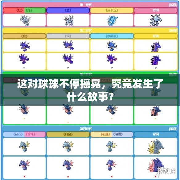 这对球球不停摇晃，究竟发生了什么故事？