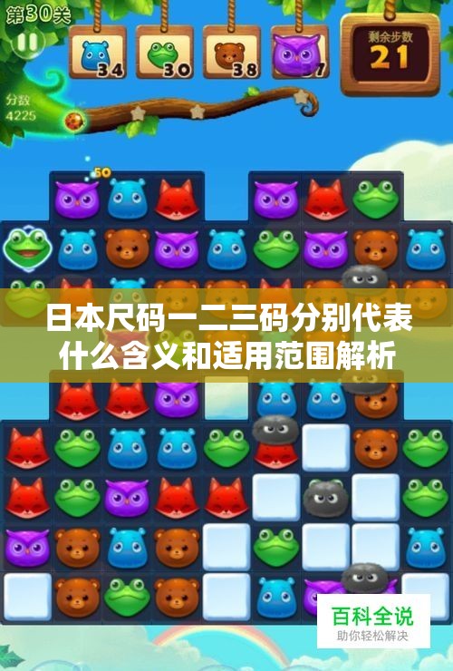日本尺码一二三码分别代表什么含义和适用范围解析