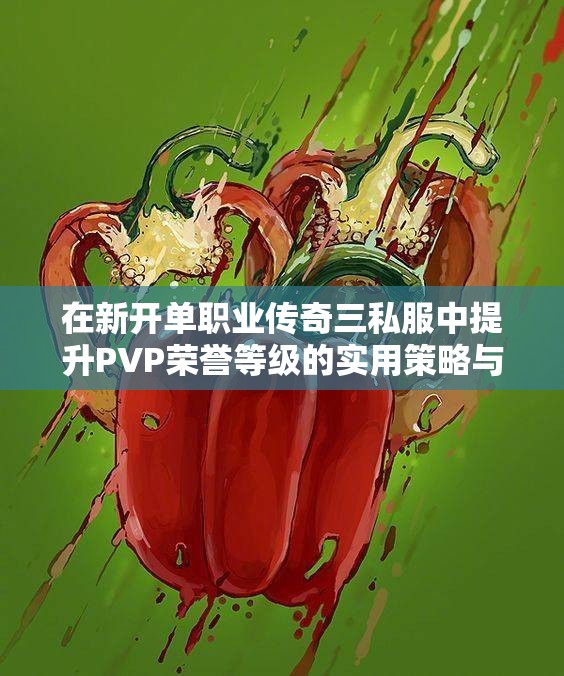 在新开单职业传奇三私服中提升PVP荣誉等级的实用策略与技巧