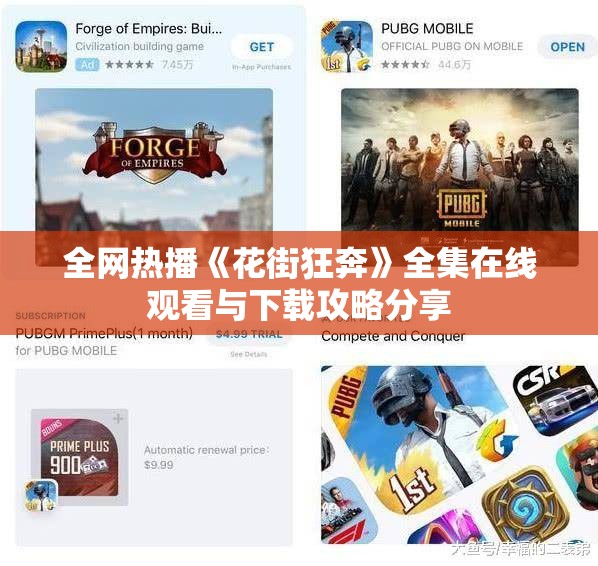 全网热播《花街狂奔》全集在线观看与下载攻略分享