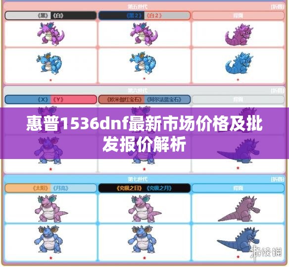 惠普1536dnf最新市场价格及批发报价解析